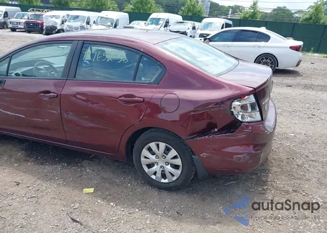 2012 Honda Civic Lx z USA, uszkodzony, nr VIN 2HGFB2F58CH501299